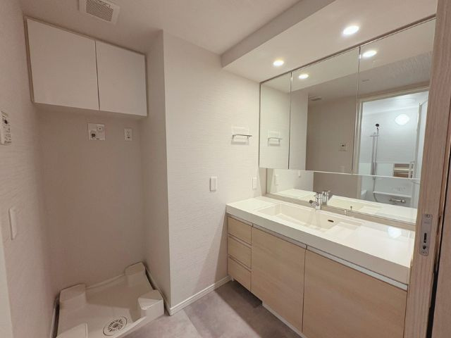 プラウドタワー東雲キャナルコートの独立洗面台