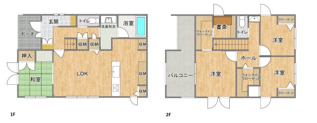 【全室床暖・蓄電・トリプルサッシ】高性能住宅 錦町4LDKの間取り