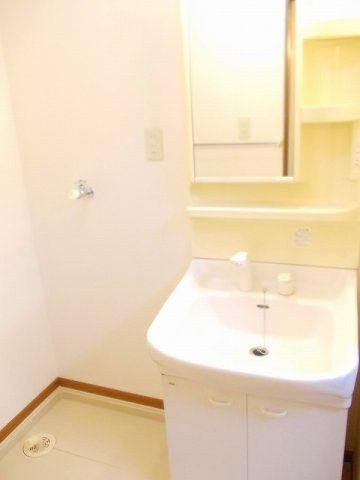 ファミリーの洗面所