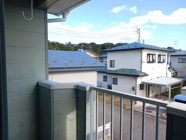 サントル城南のバルコニー