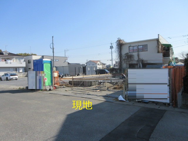 【仲介手数料無料】新築戸建　深谷市上柴町西1-22-31（全1棟）の前面道路含む現地写真