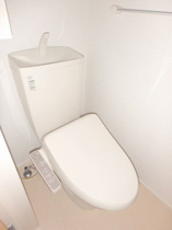 シンプルで使いやすいトイレです