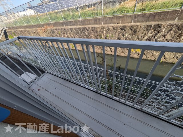 第1新見ハイツのバルコニー