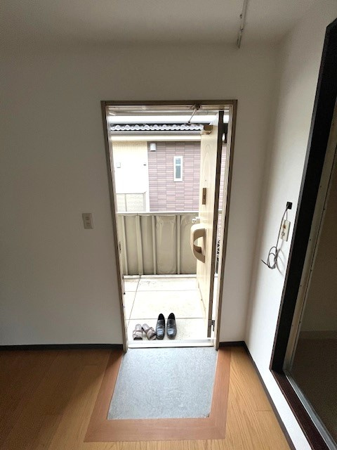 ゆったりとした玄関です