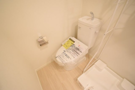 ゆったりとした空間のトイレです