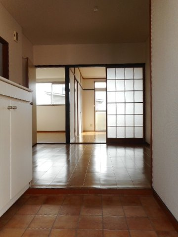 ハイツビューグリーンＡの玄関