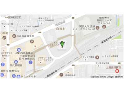 【地図】 | ジオタワー高槻ミューズガーデン