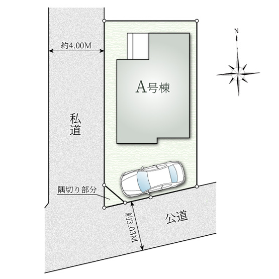 【区画図】 | ご家族様のプライベート空間が確保できる素敵な間取りです。また敷地ゆったりですので、おうち時間を楽しむのにもぴったりですね♪
