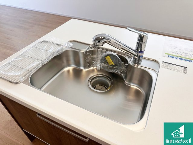 加古郡稲美町中村　第1期　新築一戸建ての設備|広々としたシンクで食器洗いも楽々！