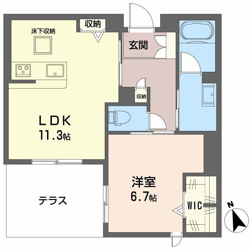 シャーメゾン　木の実の間取り