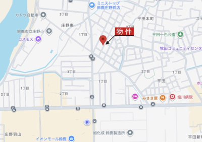 【地図】 | 鈴鹿市庄野東1丁目 | 広域Map
