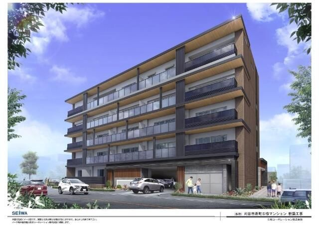 ベルアージュ　　刈谷市の賃貸ならクラスホーム刈谷店の外観パース