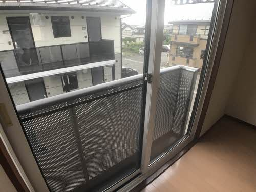 シャーメゾン安倍館Dのバルコニー