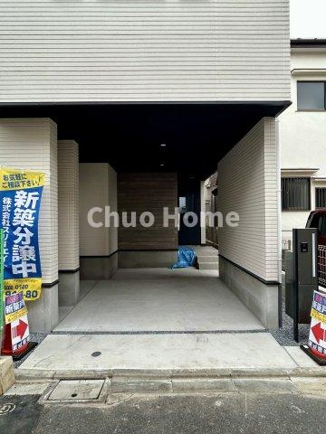 荒川区西尾久2丁目新築分譲住宅の駐車場|カースペース