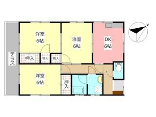 コーポ高浜の間取り