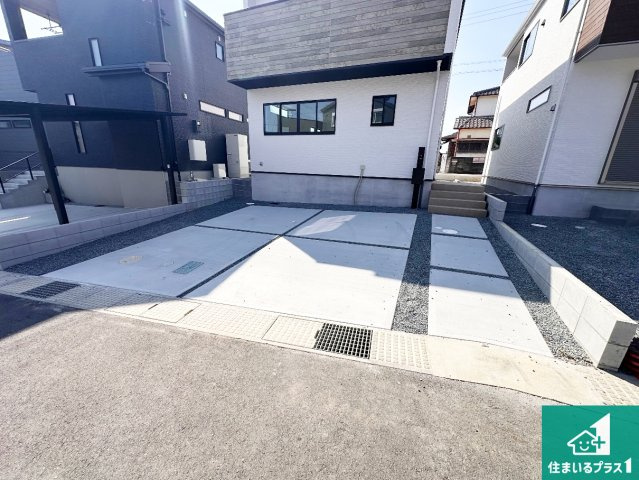 加古郡稲美町中村　第1期　新築一戸建ての駐車場|駐車スペース！散水栓があるので、こまめに愛車を洗えます！
