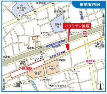 【地図】 | パラシオン笹塚
