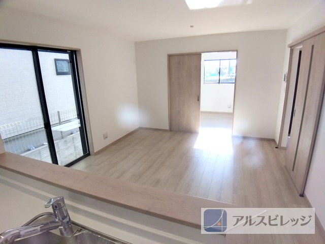 新築/新座市大和田5丁目　の居間・リビング|お風呂です