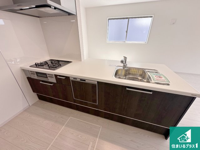 加古郡稲美町中村　第1期　新築一戸建ての外観|周辺は落ち着いた街並みの住宅地！子育てがしやすい住環境です！まだ未完成ですが、現地でしかわからない事もございます。是非一度ご覧ください。