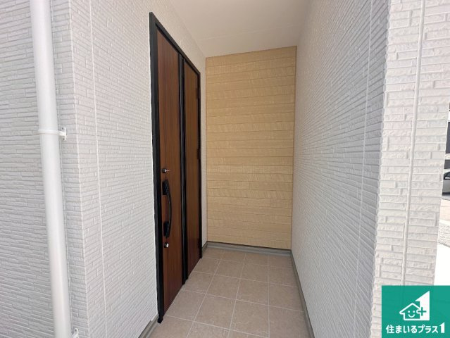 加古郡稲美町中村　第1期　新築一戸建ての外観|周辺は落ち着いた街並みの住宅地！子育てがしやすい住環境です！まだ未完成ですが、現地でしかわからない事もございます。是非一度ご覧ください。