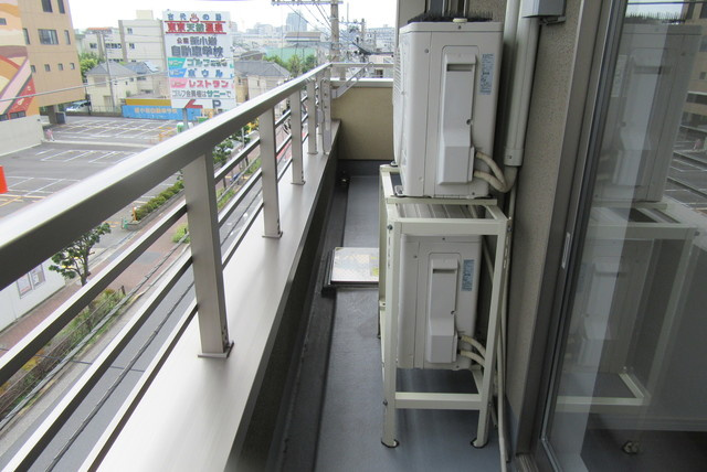 オクド　テラスのバルコニー|お洗濯ものも干しやすいバルコニーです♪