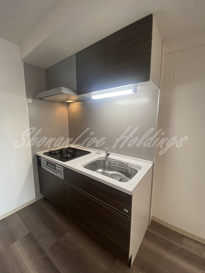 ラフィシア関内のキッチン|3口ガスコンロ♪