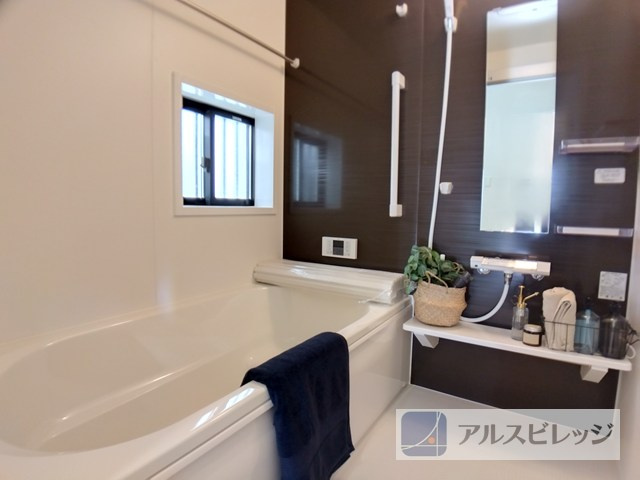 新築/新座市大和田5丁目　の浴室|コンパクトで使いやすいお風呂です