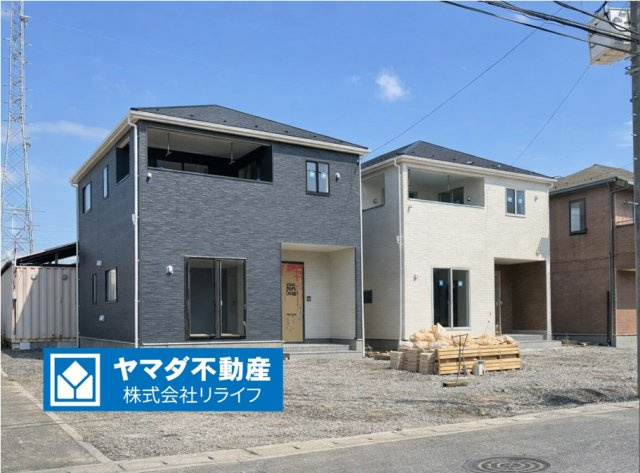 クワイエ　岐阜市西中島3丁目第7　全2区画分譲の外観|「現地（2026年3月10日）撮影」　
■全体写真　
■ヤマダ不動産　株式会社リライフ　