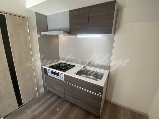 ラフィシア関内のキッチン|3口ガスコンロ♪