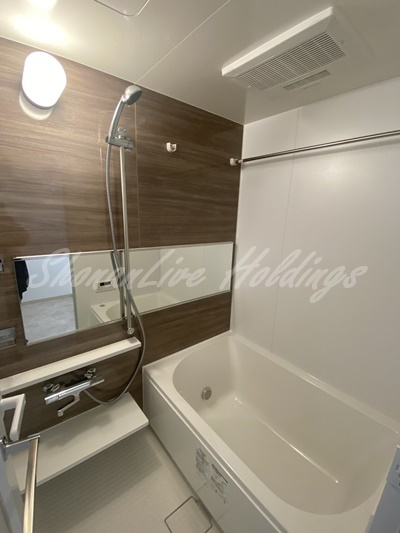 ラフィシア関内の浴室|追い焚き機能・浴室乾燥機付き♪