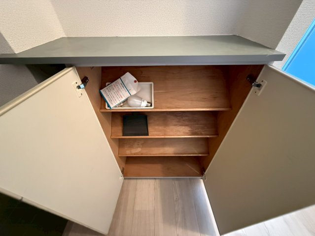 ハイツげんの玄関