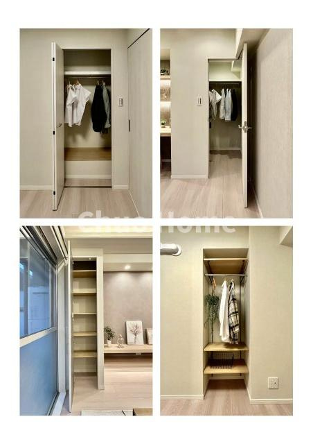 トーア平井マンションの収納|居室にはクローゼットを完備し、自由度の高い家具の配置が叶うシンプルな空間です。お子様の成長と必要になる子供部屋を与えるにはぴったりの間取りですね。