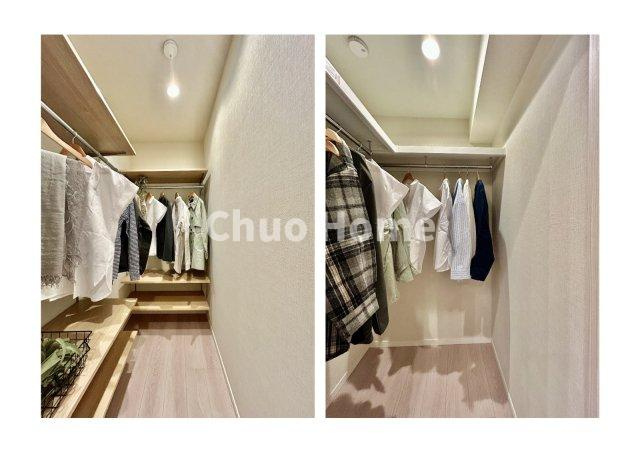 トーア平井マンションの収納|ウォークインクローゼット×2