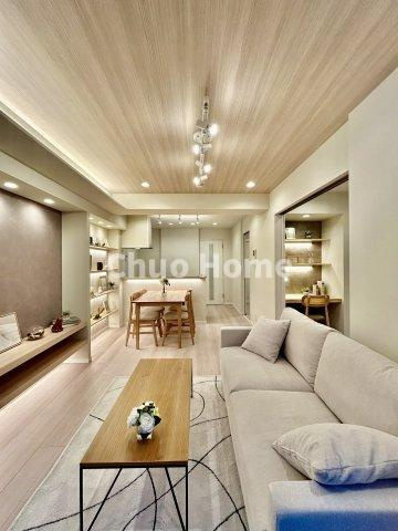 トーア平井マンションの居間・リビング|居間リビング