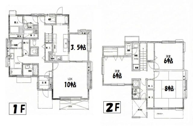 茂原市緑ヶ丘1　中古戸建の間取り|4図面と現況に相違がある場合、現況を優先致します。