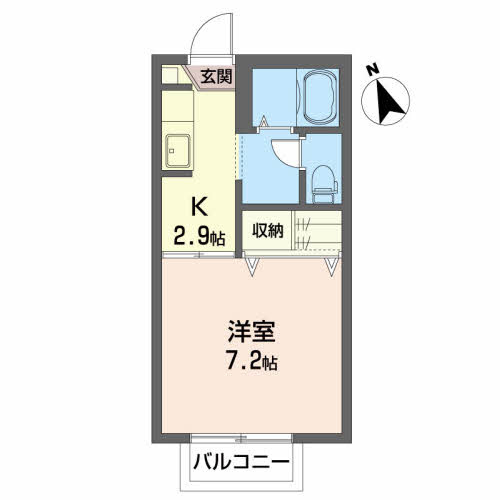 ディアス・クレストAの間取り