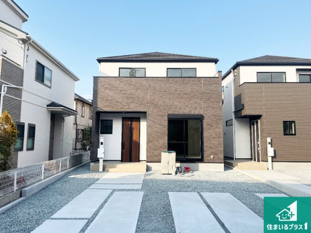 姫路市網干区垣内西町　第1期　新築一戸建ての外観|お客様に長く安心して住んでいだだける事にこだわった家づくり！住んでからのアフターサービスにもしっかりと取り組んでいます！