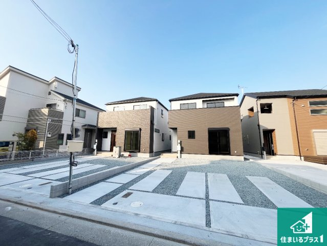 姫路市網干区垣内西町　第1期　新築一戸建ての外観|安心の10年保証！外観を美しく保ち、雨水で汚れを落とします！気になることがありましたら、お気軽にお問い合わせください！
