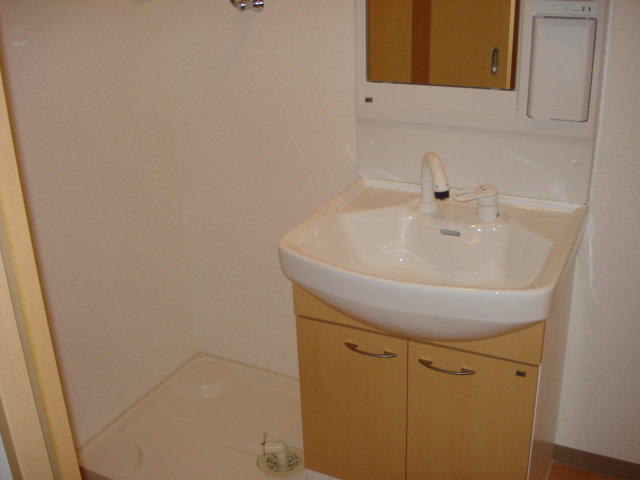 グリーングラス弐番館の洗面所|洗面