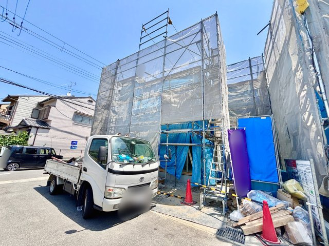 伏見区羽束師古川町　1期　1号棟の外観|5月18日現地写真更新
