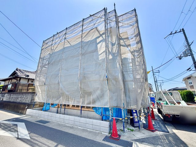 伏見区羽束師古川町　1期　1号棟の外観|5月18日現地写真更新