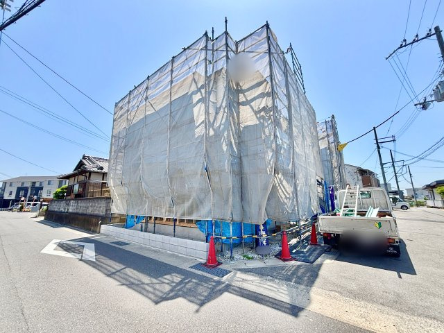伏見区羽束師古川町　1期　1号棟の外観|5月18日現地写真更新