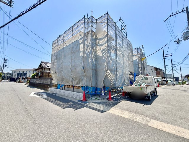 伏見区羽束師古川町　1期　1号棟の外観|5月18日現地写真更新