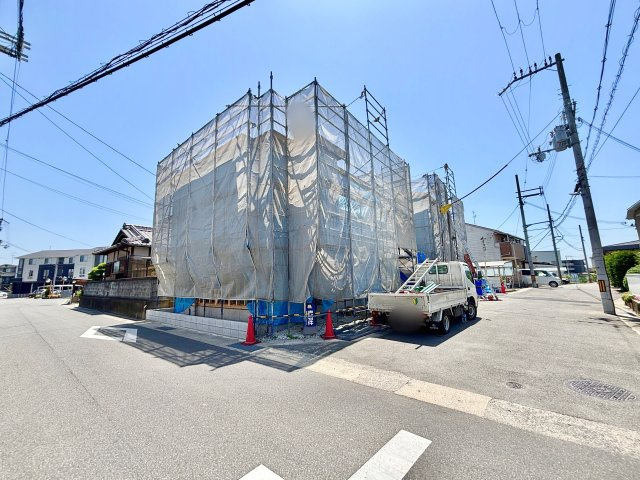 伏見区羽束師古川町　1期　1号棟の外観|5月18日現地写真更新
