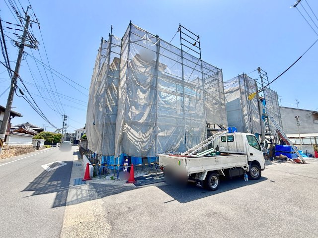 伏見区羽束師古川町　1期　1号棟の外観|5月18日現地写真更新