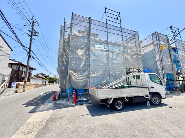 伏見区羽束師古川町　1期　1号棟の外観|5月18日現地写真更新