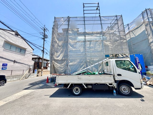 伏見区羽束師古川町　1期　1号棟の外観|5月18日現地写真更新