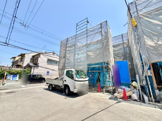 伏見区羽束師古川町　1期　1号棟の外観|5月18日現地写真更新