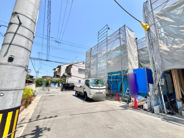 伏見区羽束師古川町　1期　1号棟の外観|5月18日現地写真更新