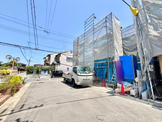 伏見区羽束師古川町　1期　1号棟の外観|5月18日現地写真更新